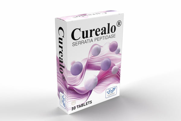 Curealo® Serratia Peptidase - 30 Tablets for Enhanced Wellness